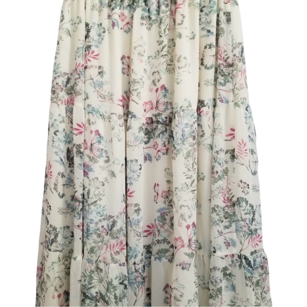 Floral Print Skirt - Sz L